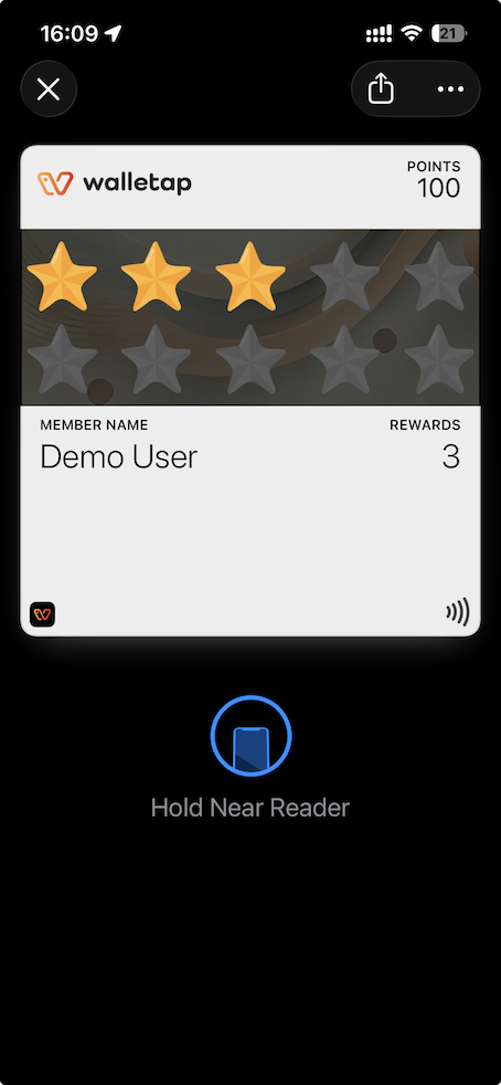 Loyalty pass example